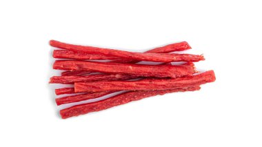 Beyaz arka planda balık yapışır. Yüksek kalite fotoğraf