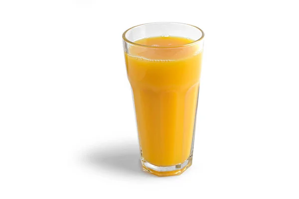 Orange juice in bottle on a white background. — Stock Photo, Image
