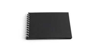 Not defteri beyaz arkaplanda izole edildi. Yüksek kalite fotoğraf