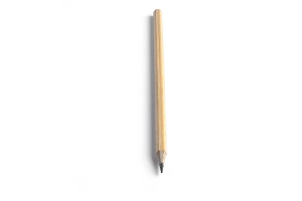 铅笔在白色背景上被隔离 高质量的照片 — 图库照片