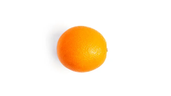 Fruta Laranja Isolada Sobre Fundo Branco Foto Alta Qualidade — Fotografia de Stock