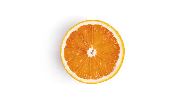 Fruto Naranja Aislado Sobre Fondo Blanco Foto Alta Calidad —  Fotos de Stock