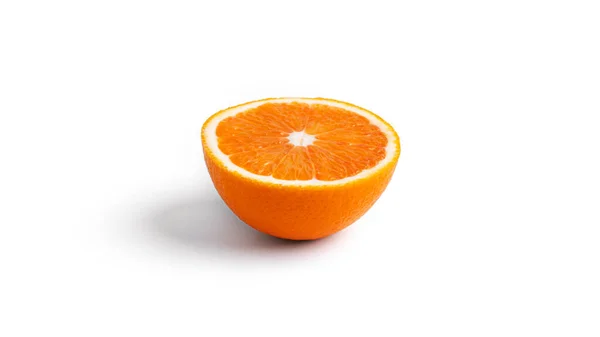 Fruto Naranja Aislado Sobre Fondo Blanco Foto Alta Calidad — Foto de Stock