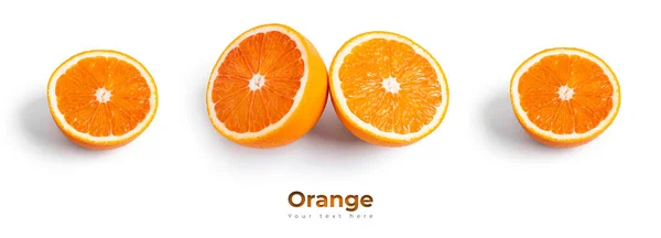 Beyaz Arka Planda Izole Edilmiş Portakal Meyvesi Yüksek Kalite Fotoğraf — Stok fotoğraf