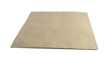 Beyaz arka planda izole edilmiş bir zarf. Yüksek kalite fotoğraf