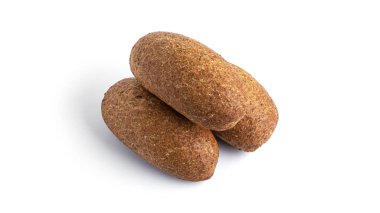 Çörekler beyaz arka planda izole edilmiş. Yüksek kalite fotoğraf