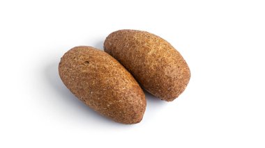 Çörekler beyaz arka planda izole edilmiş. Yüksek kalite fotoğraf