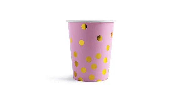 Paper Cup Isolated White Background High Quality Photo — Stock Photo, Image