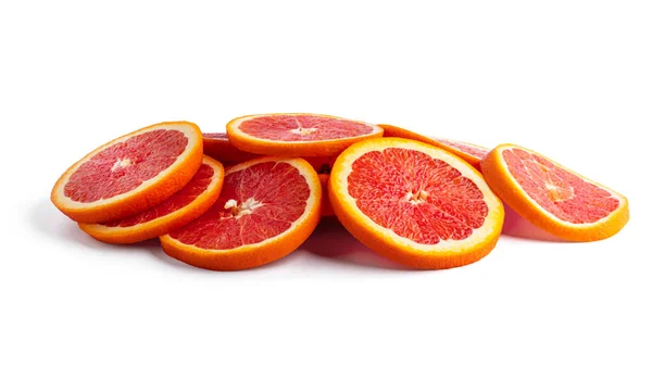 Апельсиновые Фрукты Выделены Белом Фоне Высокое Качество Фото — стоковое фото