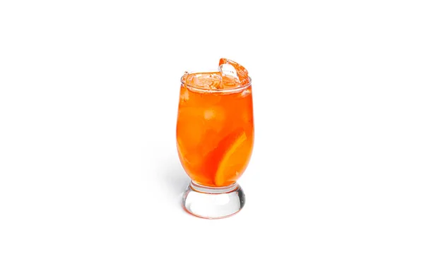 Orange cocktail isolated on a white background. — Stock Photo, Image