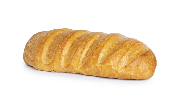 Lang brood geïsoleerd op een witte achtergrond. — Stockfoto