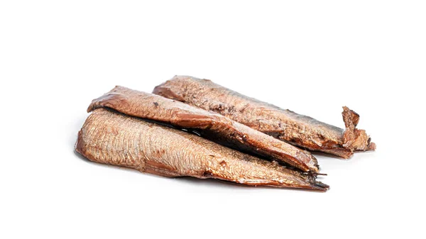 Sprats isolato su uno sfondo bianco. — Foto Stock