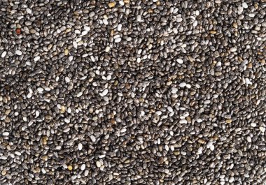 Chia çekirdeği arkaplanı.