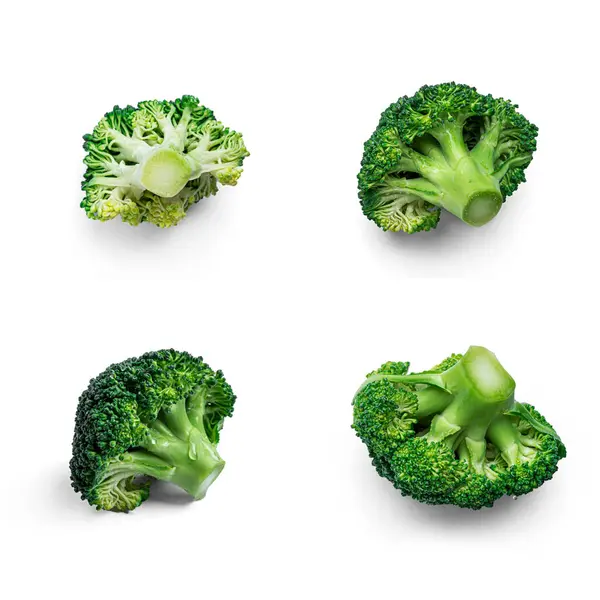 Broccoli на білому тлі. Високоякісна фотографія — стокове фото