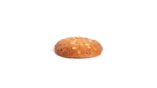 Сезам печенье изолированы на белом фоне. — стоковое фото