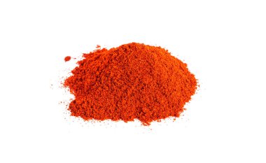 Paprika isolated on a white background. Spices.