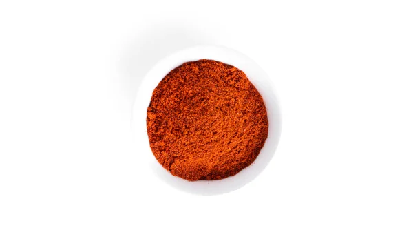 Paprika isolated on a white background. Spices. — Fotografia de Stock