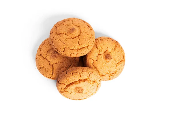 Coconut Americano cookies isolated on a white background. — Stock Photo, Image