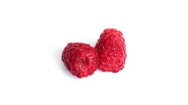 Himbeere isoliert auf weißem Hintergrund. Himbeeren. — Stockfoto