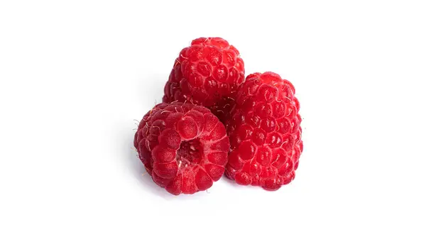Raspberry isolated on a white background. Raspberries. — Stock Photo, Image