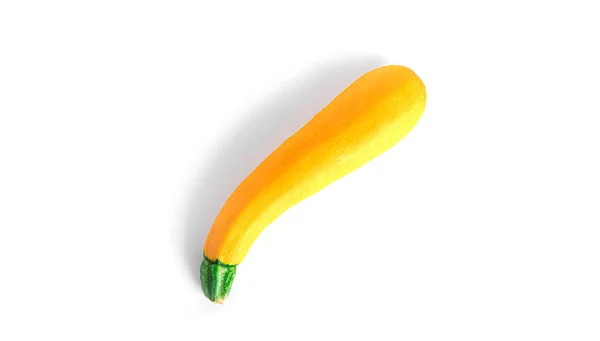 Yellow zucchini isolated on a white background. Zucchini. — Stock Photo, Image