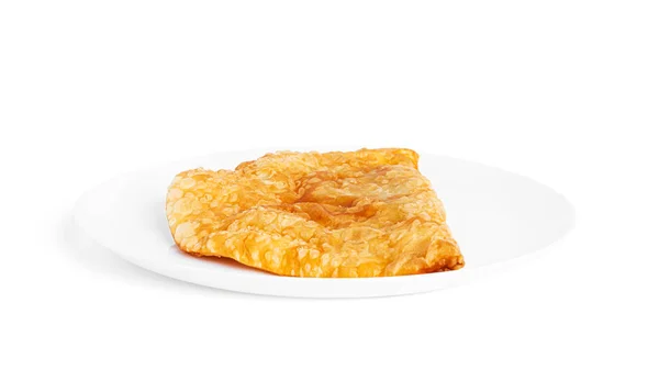 Chebureks are isolated on a white background. — стокове фото