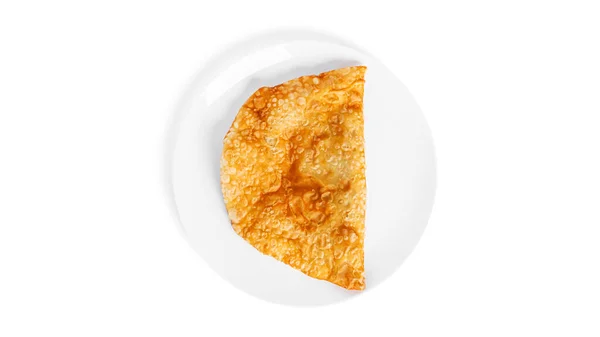 Chebureks are isolated on a white background. — Stock Photo, Image