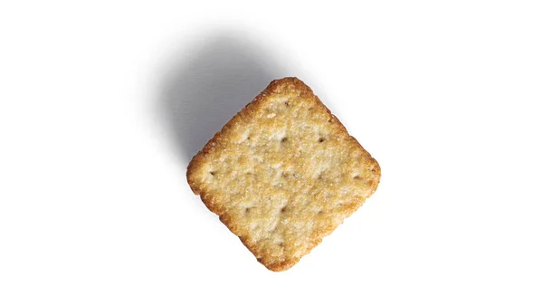 Süßer Cracker isoliert auf weißem Hintergrund. — Stockfoto