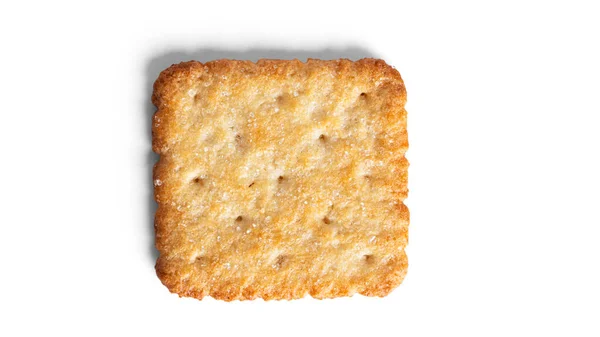 Sweet cracker isolated on a white background. — Stock Photo, Image