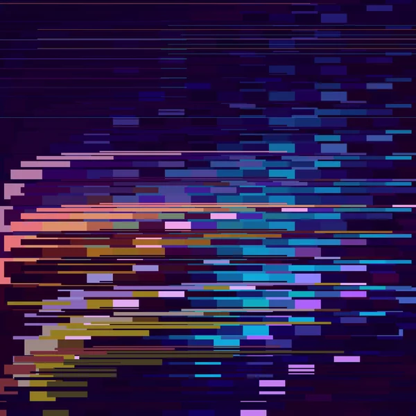 Fondo vectorial abstracto con efecto glitch . — Archivo Imágenes Vectoriales