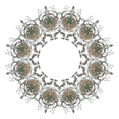 Soyut Dairesel Desen.