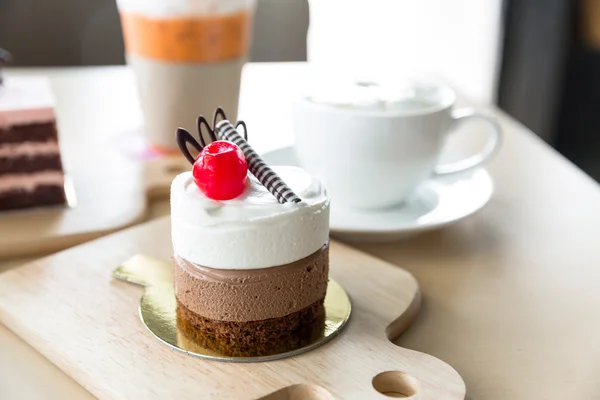 Dessert mousse au chocolat — Photo