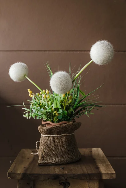 Stillife dandelions ile — Stok fotoğraf