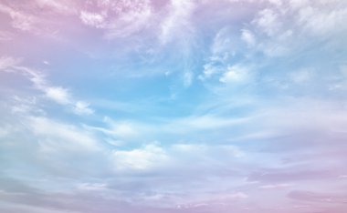 gökyüzü ve bulutlar degrade filtreli