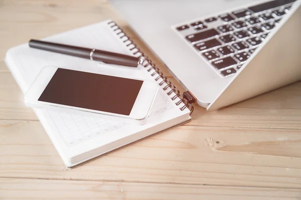 Objetos de escritório comercial — Fotografia de Stock