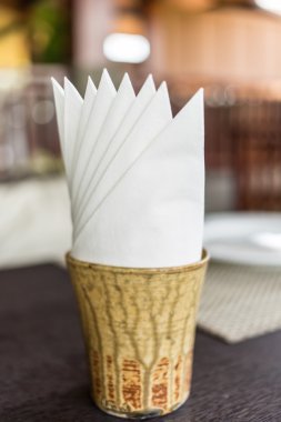 Kağıt mendil hizmet vermeye hazır