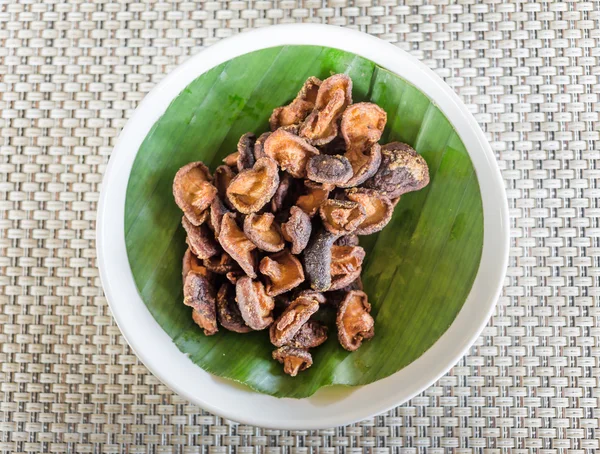 Cogumelos de abalone fritos estilo tailandês — Fotografia de Stock