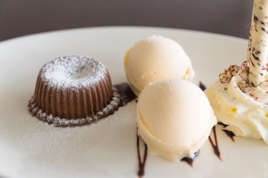 Çikolata lav kek seti