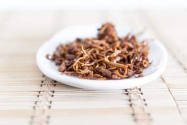 Derin yağda kızartılmış mantar