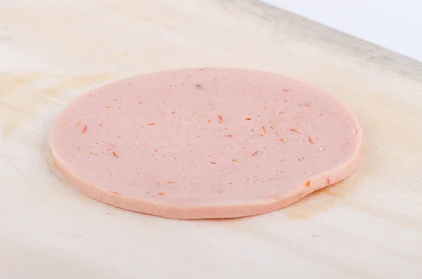 Sausage slice — Stock Photo, Image