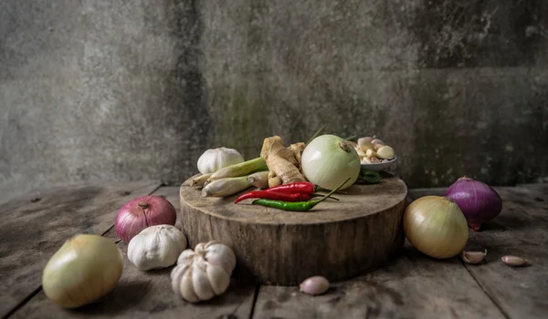 Natureza morta com legumes — Fotografia de Stock