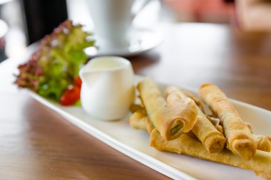 Ispanak peynir rulo pasta