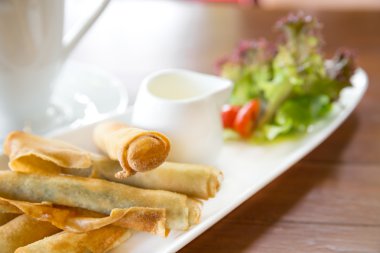 Ispanak peynir rulo pasta