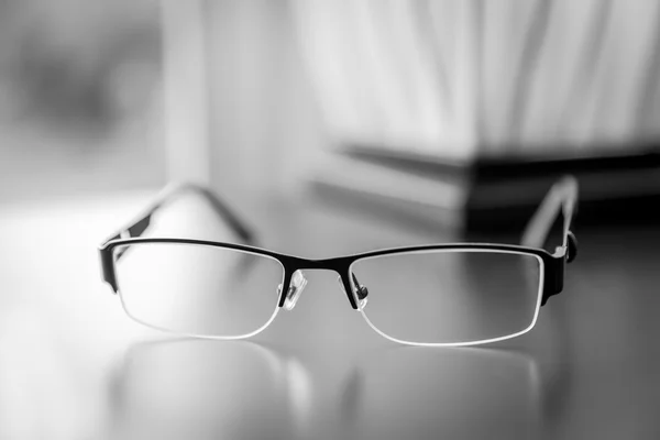 New glasses on surface — Stock Photo, Image