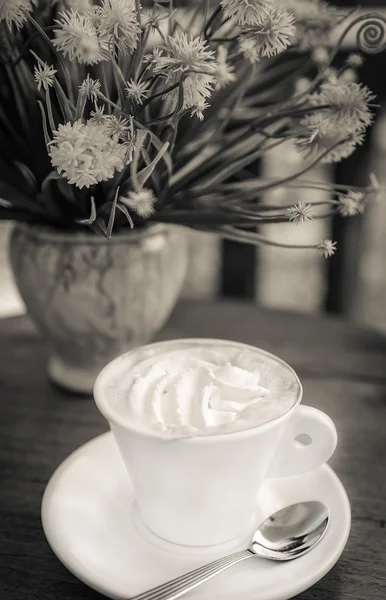 Tazza di Frappuccino Caffè con Crema — Foto Stock