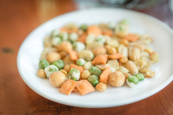 Mix crispy peas and beans — Stock Photo, Image