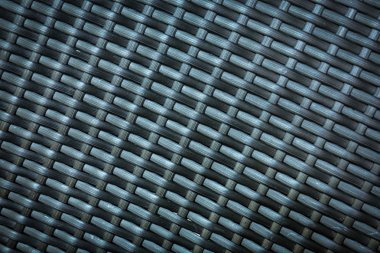 Blue plastic braiding texture