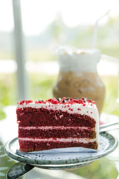 Velvet red cake — Stock Fotó