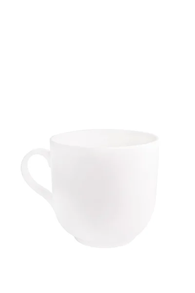 Weiße Keramiktasse — Stockfoto