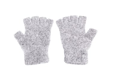 Yün fingerless eldiven